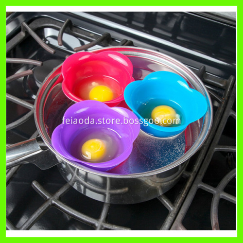 Eco-friendly and Temperature Resistant Silicone Egg Cooker
